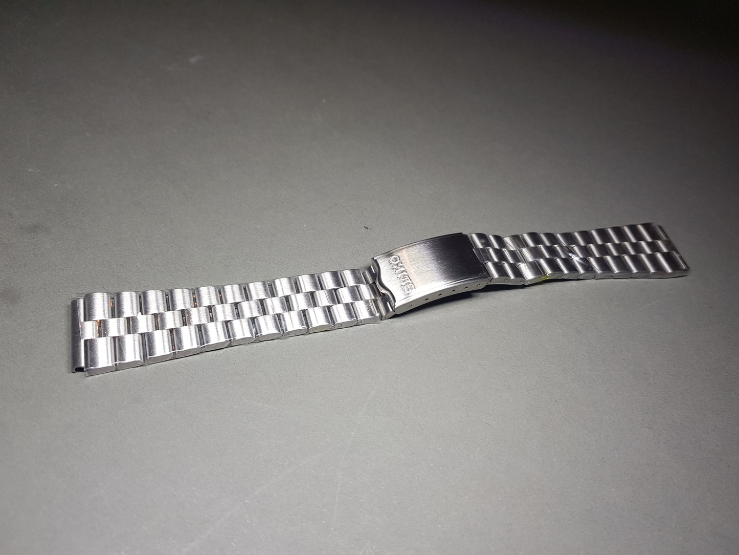19mm seiko flat straight lugs gents stainless steel watch Bracelet