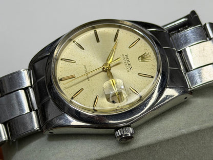 ROLEX Oysterdate – Gold Dial, Date, Dress Watch (Vintage)