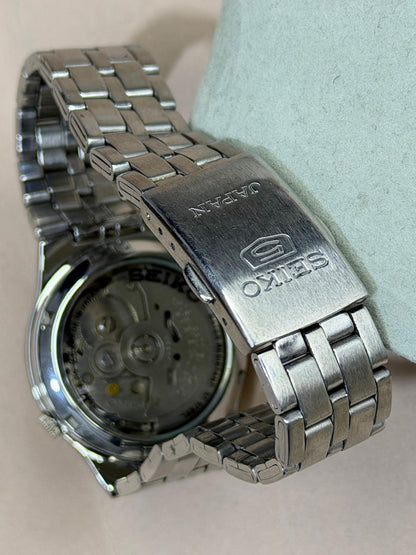 SEIKO Automatic – Silver Dial, Day-Date, Dress Watch (Vintage)