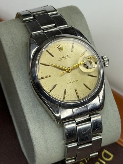 ROLEX Oysterdate – Gold Dial, Date, Dress Watch (Vintage)