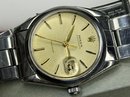 ROLEX Oysterdate – Gold Dial, Date, Dress Watch (Vintage)