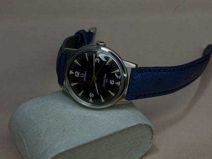 OMEGA Seamaster – Black Dial, Date, Vintage Watch