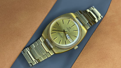 vintage 1970s omega seamaster day date dial gents automatic watch