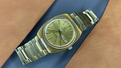 vintage 1970s omega seamaster day date dial gents automatic watch