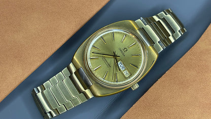vintage 1970s omega seamaster day date dial gents automatic watch