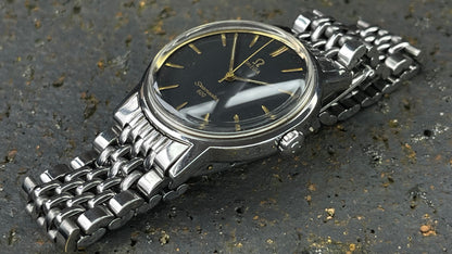 vintage 1970s omega seamaster black dial gents automatic  watch omega watch  FAST SHIPPING on sale