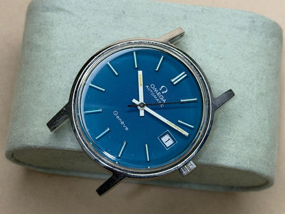 OMEGA Genève Automatic – Blue Sunburst Date Dial