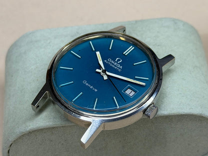 OMEGA Genève Automatic – Blue Sunburst Date Dial