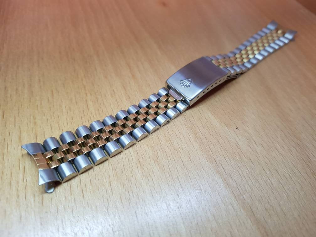 19mm jubilee oyester twotone bracelet for rolex watches Replacement strap For Rolex watches  FAST SHIPPING on  on sale