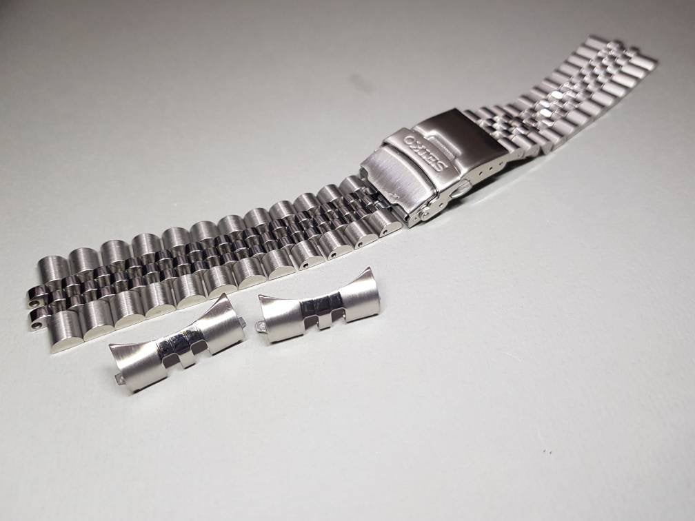 22MM seiko jubilee bracelet for seiko 7S26-0020  Skx007K2 Skx009K2 Skx007 Skx009 SKX399 7002-7000 6309-729  on sale
