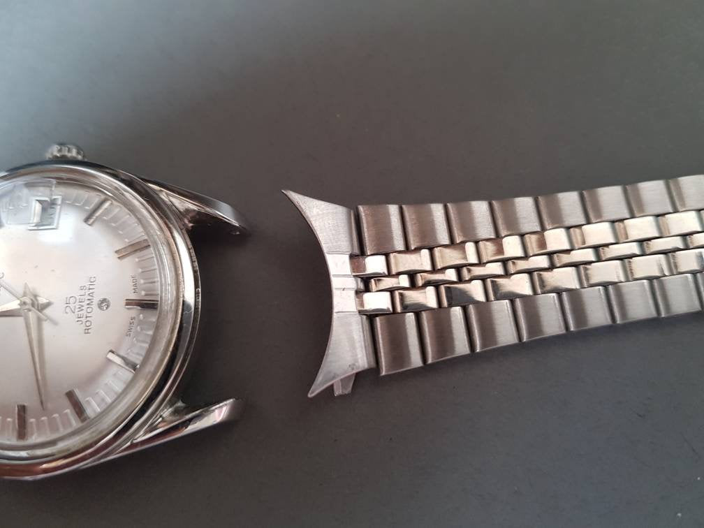 NEW Stainless Steel Titoni rotomatic gents watch Bracelet strap band FAST SHIPPING on sale