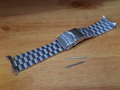 22mm Seiko gents watch stainless steel bracelet with curve lugs end pieces( FAST SHIPPING ) on sale