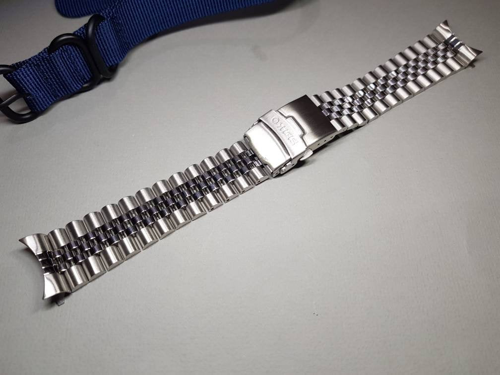 22MM seiko jubilee bracelet for seiko 7S26-0020  Skx007K2 Skx009K2 Skx007 Skx009 SKX399 7002-7000 6309-729  on sale
