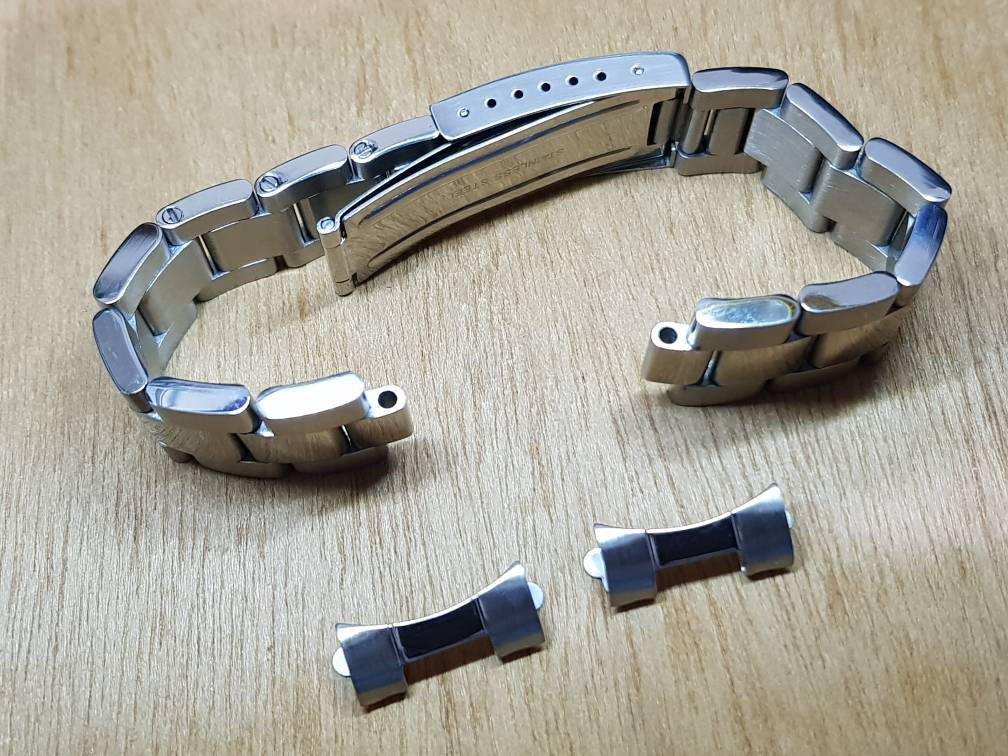 19mm High Quality 316L Folded Link Replacement Oyester Bracelet Made For Rolex watch FAST SHIPPING on sale
