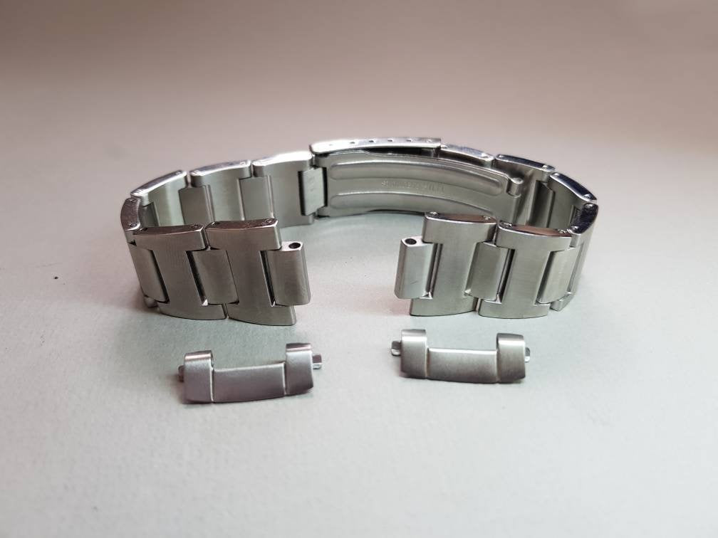 Vintage seiko pepsi pouge chronograph stainless steel 6139-6002 6139-6000 6139-6001 6139-6005 6139-6002 6139-6032 bracelet band strap new 