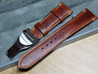 20mm Tudor stainless steel Deployment strap handmade premium high quality leather  strap watches band bracelet on sale on  on sale