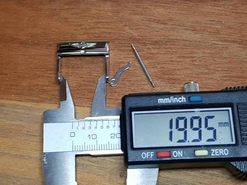 Breitling tang solid stainless steel 20mm buckle for 22mm breitling watch strap buckle Inner is 20mm will fit to 22mme breitling strap