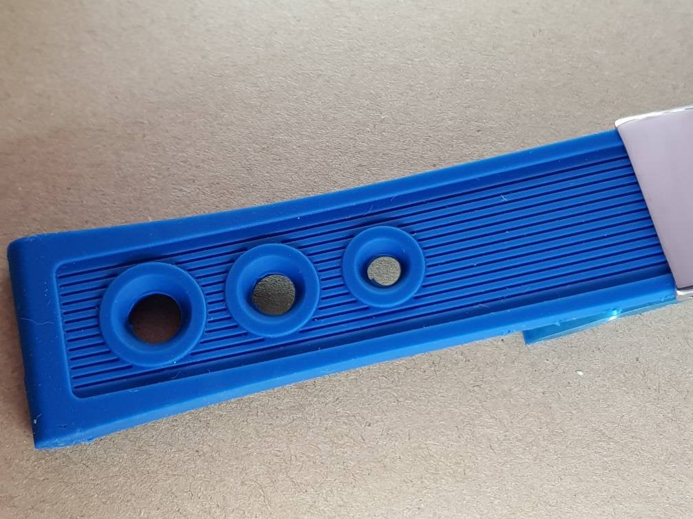 Breitling watch 24mm Breitling Nevitimer super avenger watches strap band bracelet blue with deployment breitling clasp ( FAST SHIPPING )