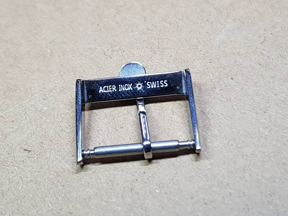 16mm omega silver stainless steel  for omega watch strap deployment buckle clasp new condition ( FAST SHIPPING ) on sale