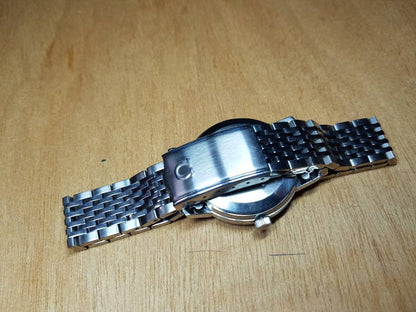 vintage 18mm omega watch silver rice bead stainless steel chain bracelet for omega seamaster deville constellation omega watch curve lug end