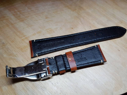 20mm Tudor stainless steel Deployment strap handmade premium high quality leather  strap watches band bracelet on sale on  on sale